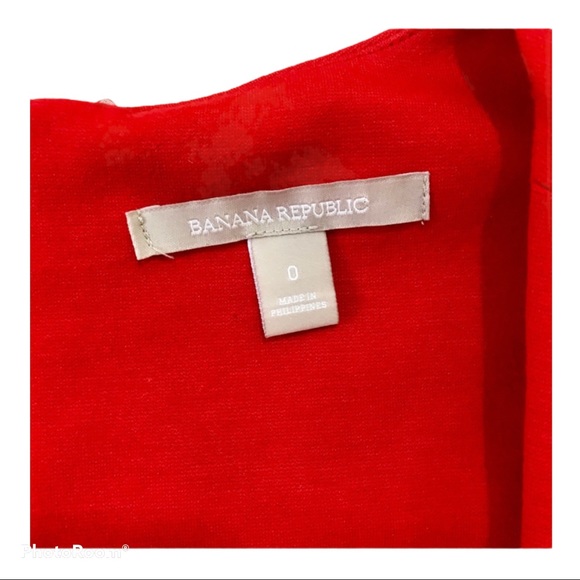 BANANA REPUBLIC PONTE FIT & FLARE TIERED DRESS 0 - Picture 10 of 12